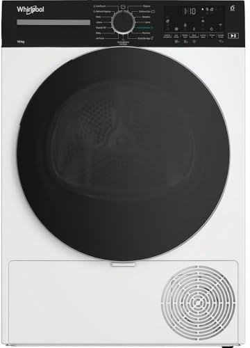 Whirlpool C WD 104M WBS IT, Capacità 10kg, classe C, colore White, Display digitale XL, Wi-Fi, IronTouch