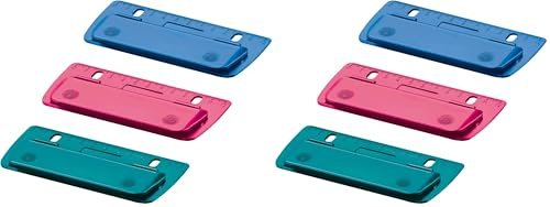 Herlitz 50015832 Mini perforatrice de poche pour classer et voyager, couleurs assorties (pas de choix possible), 1 pièce (Lot de 2)