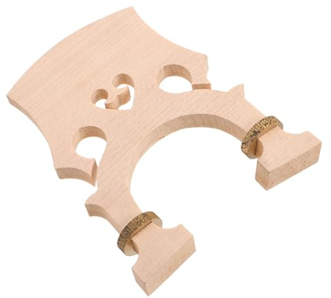 FRCOLOR Ponte Basso e Alto per Violoncello in Legno d'Acero Regolabile 3/4, Accessorio per Violoncellisti, per Riparazioni e Miglioramento del Suono