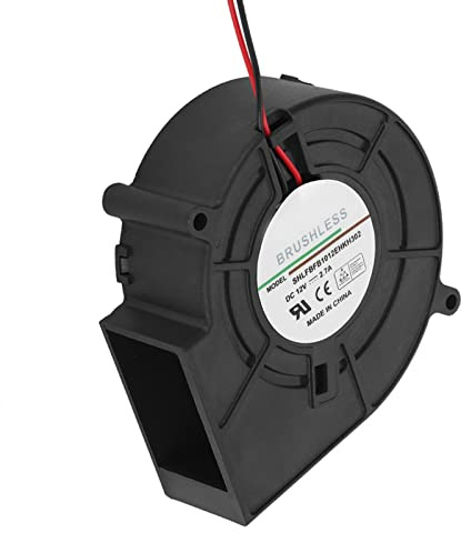 Qcwwy Soplador de Aire para Barbacoa, 37.97 CFM Velocidad del Viento 4500 RPM con Rodamiento de Bolas de Alta Precisión para Camping Picnic Encender Fuego