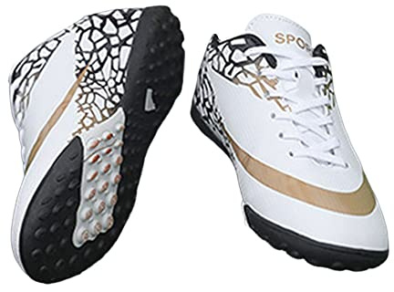 Mateju Chaussures de Football Enfant Crampons Garçon Homme Chaussure de Foot Spike Chaussures de Sport pour Intérieur Extérieur Athlétisme Entraînement Sports