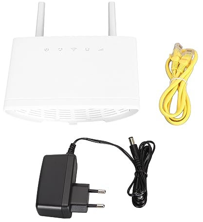 Routeur R311 Pro, Routeur 4G LTE avec Emplacement pour Carte SIM, Routeurs Hotspot WiFi Mobiles sans Fil 300 Mbps avec 2 Antennes, Port RJ45, pour B1/B3/B7/B8/B20/B38/B40/B41