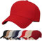 Baynetin Cappello da Baseball Uomo con Visiera Unisex Cotone Regolabile Casuale Berretto da Baseball Cappellini per Ciclismo, Pesca, Tennis, Corsa (Rosso)
