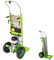 1250W Elektrischer Treppensteiger, Treppensteiger Sackkarre Elektrisch mit 530 lbs/240 kg Tragkraft, Elektrische Treppensteiger Treppen & Abstiege BewäLtigen für Möbeltransportieren(Grün)