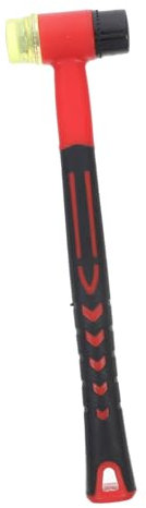 Operitacx Martillo De Goma De Doble Cara Cabeza Blanda Herramienta Manual Para Suelos Manualidades Decoración Del Hogar Instalación De Azulejos