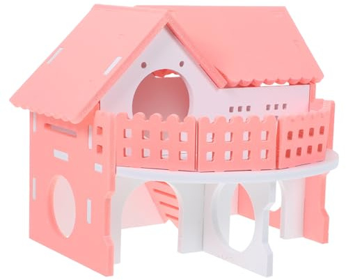 Milisten Casa de Mascotas para Hámsteres Escondite para Hámsteres Pequeños Hábitat de Decorativo Casa para Ratas Escondite para Ratas