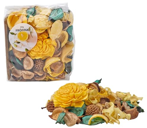 FRÖFINK Potpourri profumato, giallo fiore di agrumi, 60 g