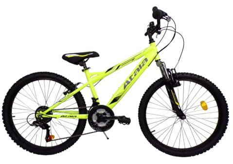 Atala INVADER bicicletta bambino bici 24'' mtb mountain bike per eta' 8,9,10,11 anni (giallo)