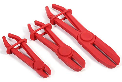 3Pcs Line Clamp tänger, nylon slangklämma Tool Set Brake Fuel vattenledning Clamp Tång Hands Tool