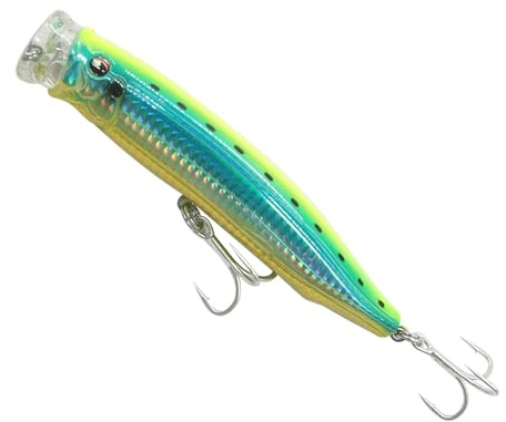 Comcapy Leurre de pêche Topwater 150mm 58g appât Dur Artificiel for Thon de mer GT leurre de pêche Forte Tentation (Color : 1, Size : 150mm 58g)