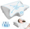 HOMCA Oreillers à Mémoire de Forme, 2 en 1 Oreiller Ergonomique pour la Nuque, Oreiller Cervical pour Les Dormeurs sur Le Côté, Le Dos et Le Ventre, avec Taie d'oreiller Fraîche, 60x40x11/13cm