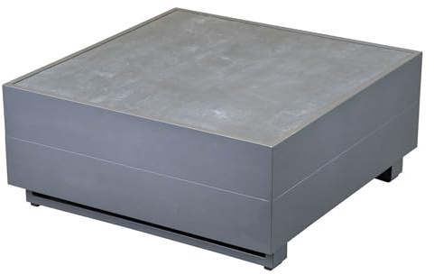 Inko Lounge-Tisch Pasadena Aluminium anthrazit 70x70 cm