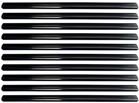 10Pcs 30.5x1.5cm Binding Bars Slide Grip, A4 Plastic Spine Bars, Black Slide Binders for Home School Office Document Supplies