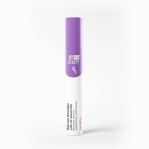 Sérum Pousse Cils et Sourcils My SOS Beauty - Stimule la Croissance, Renforce et Allonge les Cils et Sourcils - Enrichi en Biotine et Huile de Ricin - Volume et Densité - Résultats dès 14 jours