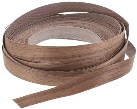 SHINEOFI Bande De Chant Pour Meubles 15.00 M Ruban Adhésif Couleur Bois Réparation Du Grain Du Bois Garniture Couleur Pour Armoires Étagères Et Décoration D’Intérieur