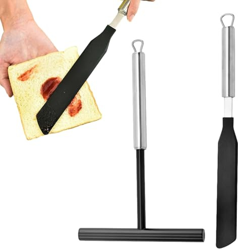 Set Spatola Per Crêpe - Kit Spatola Per Crêpe Per Pancake, Sptola Per Crêppe Antiaderente A Forma Di T | Utensili Da Cucina Per Pncake Da Cucina Supporto Per Pancaake Per Raccogliere E Trasportare Tor