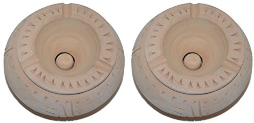2 Wind Ashtray Ceramic Terracotta Mediterranean Terracotta Unique