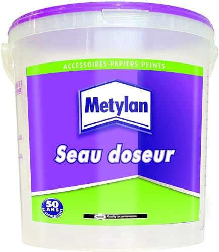METYLAN Seau Doseur gradué pour préparation de colles papiers peints - Seau 20l