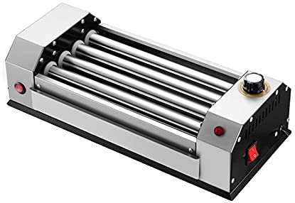 GCCSSBXF Macchina 600W del rullo del hot dog - griglia della salsiccia dell'acciaio inossidabile con i rulli di calore per la colazione della cucina