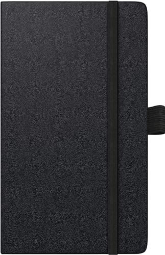 BRUNNEN Taschenkalender Kompagnon Mod. 756 66 2025 | A6, Kunststoff, schwarz