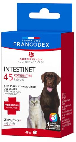 Francodex - Intestinet 45 Comprimés pour Chiens et Chats