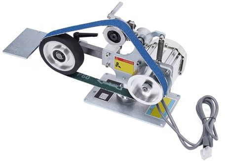 Lijadora de banda ajustable, lijadora de disco estacionaria, lijadora, 1800/min, velocidad de disco de lijado para lijar metal, madera, etc