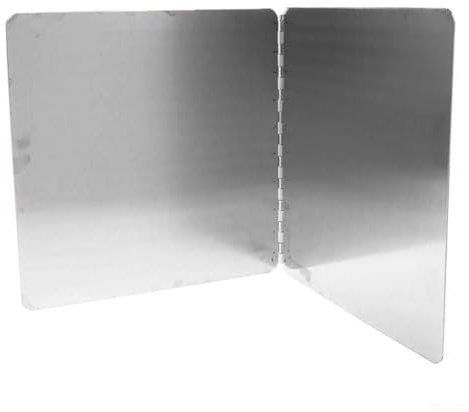 Grille de protection pliable en acier inoxydable pour cuisinière à gaz, anti-éclaboussures (40 x 40 cm)