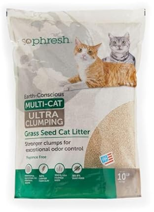 So Phresh by Petco Extreme Clumping Unscented Grass Seed Cat Litter 10 lbs.