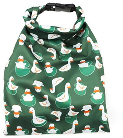 Sac Étanche Réutilisable pour Vêtements et Couches Mouillées, Sac Imperméable Lavable pour Maillots de Bain (Vert)