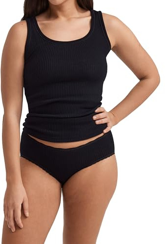 DILLING Culotte midi en Laine mérinos pour Femme - Noir 38