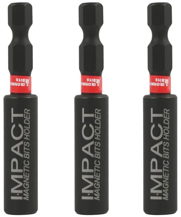 Porta Brocas Magnético de Impacto para Taladro - Soporte Universal de 1/4 Pulgadas, Extensor Hexagonal de 60 mm,para Trabajos Pesados y de Precisión, Compatible con Todas las Marcas Comunes