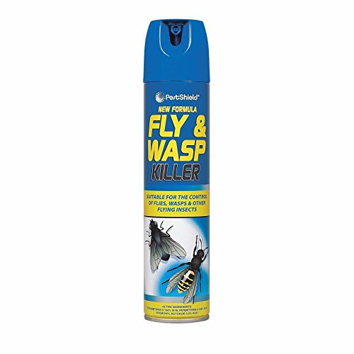 Pestshield Fly and Wasp Killer 300ml Spray Kills Flies Wasp Flying Ant Midges Mosquitoe UK