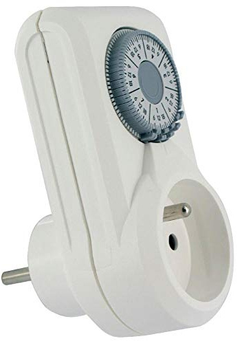 Legrand 095860 Programmateur Ménager Journalier avec Fiche, Socle 2P+T, 16A