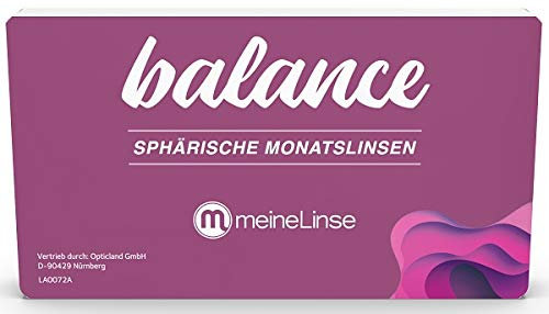 meineLinse Balance sphärische Monatslinse 3 Stück (ehemals Oculsoft) (-7.00, 8.6, 14.00, 3)