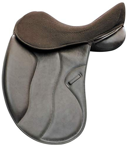 Acavallo Selle de dressage Dri-Lex avec rembourrage en gel Marron 10 mm