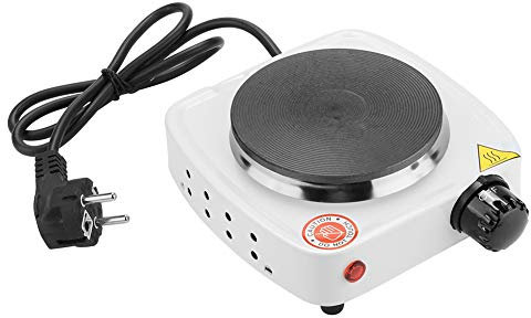 Estufa de encimera eléctrica portátil, placas calientes multifuncionales para té, café, cocina, quemador de placa calefactora individual (enchufe de la UE)