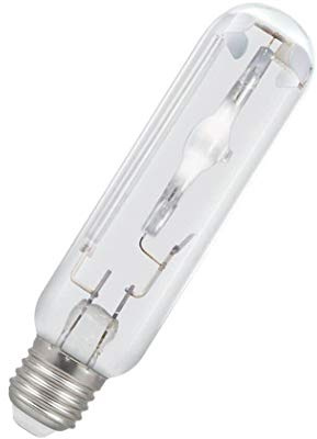 Crompton Lamps HID Tubular 70W ES-E27 Son 4100K Cool White Clear 6500lm ES Screw E27 Metal Halide Light Bulb