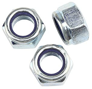 5 Stk Sicherungsmutter Feingewinde DIN 985 M24x1,5 - Stahl verzinkt - Festigkeit 8