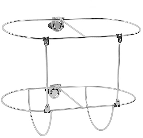 Boat Fender Holders, Boat Fender Rack, Stainless Steel Foldable Double Fender Holder Boat Fender Basket Fit for 9in Marine Yacht Fenders