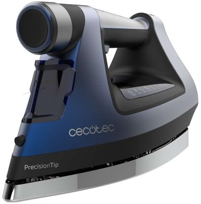 Cecotec Plancha Horizontal con Bomba IronHero 3000 Sauna i-Pump. 3000 W, Thermoblock, Doble Calefactor, Bomba de Agua Integrada, Suela Turbo Slide, Cyclo Clean, Antigoteo, 5 Programas
