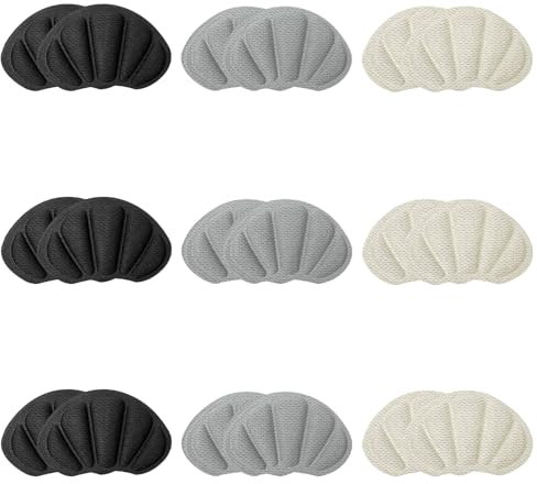 Traxenta 9 Paar fersenpolster, fersenschutz für schuhe, heel pads, schuheinlagen ferse, hackenpolster schuhe, schuhpolster ferse, heel protector, fersenschuhpolster für verhindert Reibung und Blasen