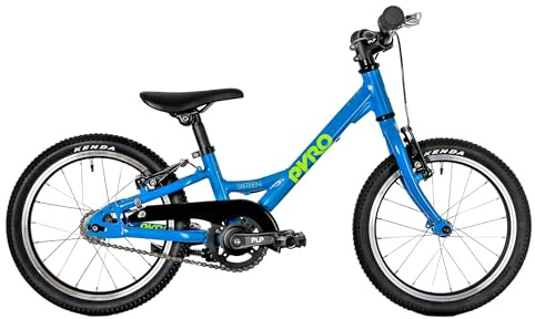 TechniBike PYRO SIXTEEN – lätt barncykel 40 cm för flickor och pojkar (styre, låg insteg, endast 5,6 kg)