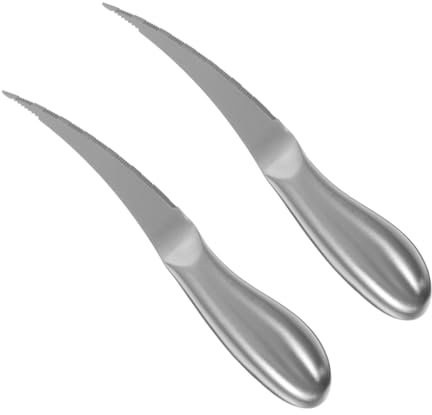 Amosfun 2 Pz Taglia Gamberetti Pelapatate per Gamberi Strumento per Lo Sviluppo dei Gamberi Taglierina per La Pulizia della Linea di Gamberi Pulitore di Gamberi Acciaio Inossidabile Silver