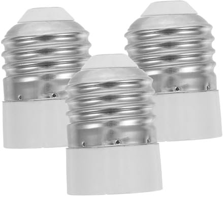SHINEOFI 3stücke Lampenfassungsadapter Aus Kupfer Konverter Von Sockelumbau Für Lampe Adapter Für Lichtfassung Passend Für Wohn Und Büroumgebungen