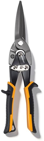 Lichamp 12 inch Aviation Tin Snips, Metal Cutter Shear for Cut Sheet Metal, Long Straight Cut
