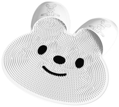 Fotskrubberdusch - Massage Cushion Brush, Non Slip Mat | Mjuk silikondyna | med exfolierande borstfunktion, bekväm badrenare för användning av kroppsarmar, anti -slipdesign