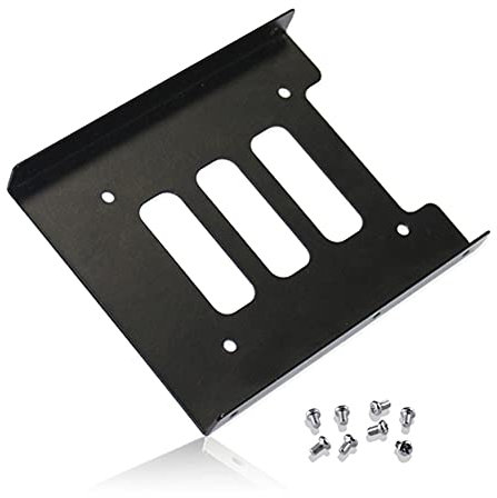 'q89 Marco de montaje SSD de 2,5 a 3,5 disco duro marco de montaje HDD adaptador soporte