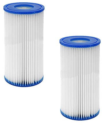 FFyan Filtro de Cartucho de 2 de Repuesto Cartucho de Filtro de Piscina para Intex A-Type Pool 29002 Cartucho para Bomba Bomba aspiradora