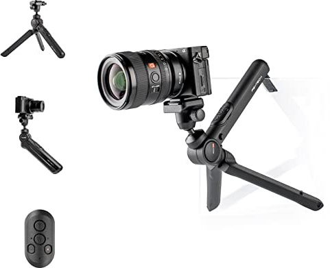 PGYTECH MANTISPOD 2.0 Bluetooth Mini Kamera Stativ und Handy Vlogging-Stativ | 6 Modi Kleiner Reise-Flexibler DSLR-Taschenständer | Video Vlog Desktop Shooting Selfie Halterung mit Fernbedienung