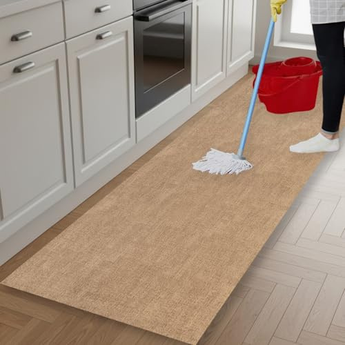 parpyon® Tappeto passatoia Cucina Lavabile Sixty - Antiscivolo aderisce Perfettamente a Terra Non Piega Si pulisce con il mocio è Antisfilo tappeti Moderno (CM60X80, 02SY)